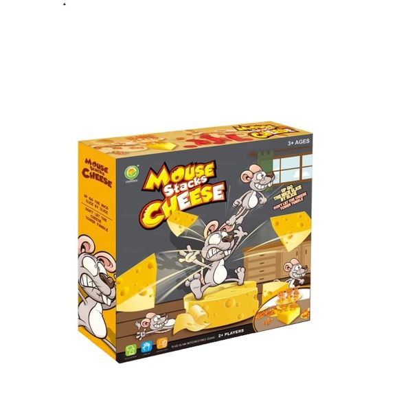 PP Mouse Stacks Cheese Board Game for 3 Years Plus