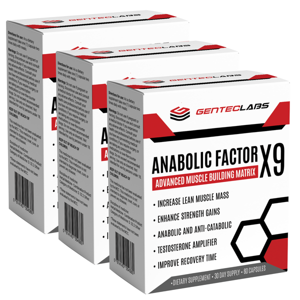 Gentec Labs Anabolic Factor x9 Bundle (3 Boxes)
