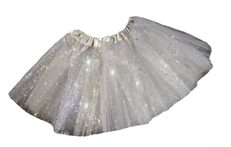 Girls Tutu - Silver