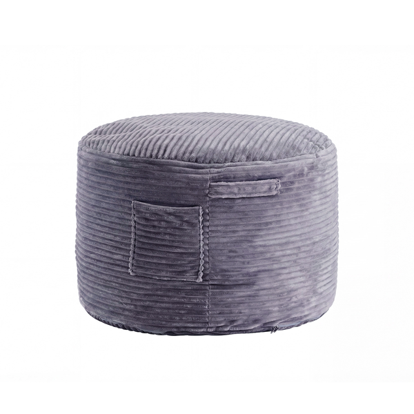 90CM Bean Bag Chair with Drag and Side Pocket Washable Cover Lazy Sofa