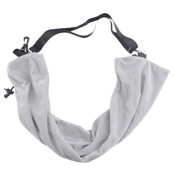Stuffable Travel Pillow for Extra Luggage, No Filler grey