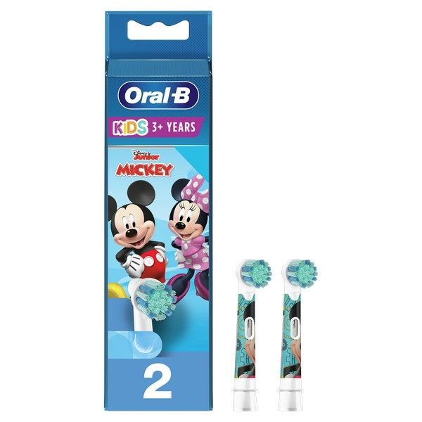 Oral-B Disney Mickey replacement toothbrush heads - 2 pack