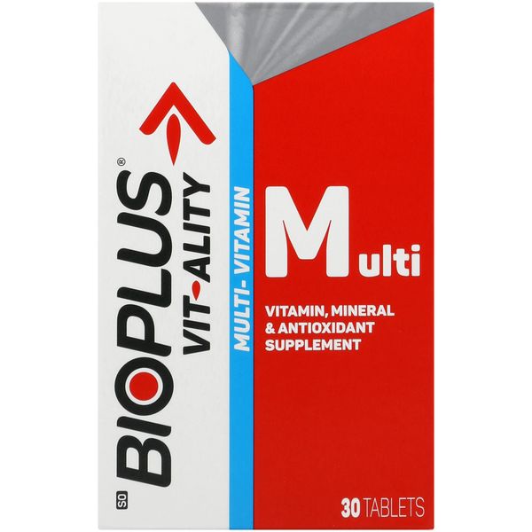 Bioplus Vit-ality Vitamin &amp; Mineral Supplement Multivitamin Tablets 30 EA