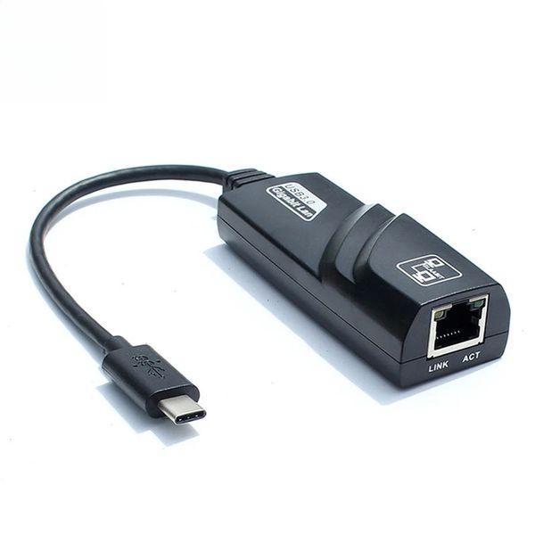 USB-C to RJ45 Gigabit Ethernet Adapter 100Mbps Type-C