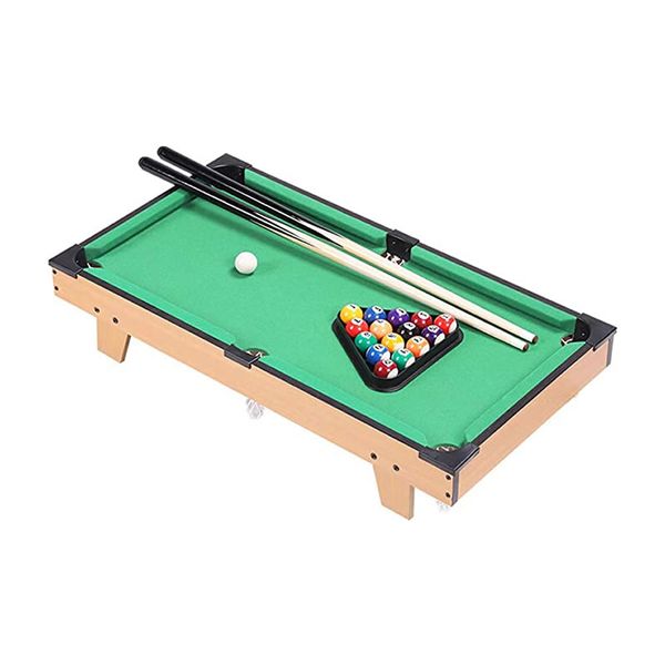Easy To Assemble Mini Pool Table Game For Family