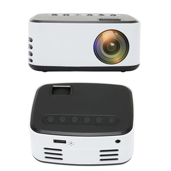 Mini Projector Outdoor Theater Black White