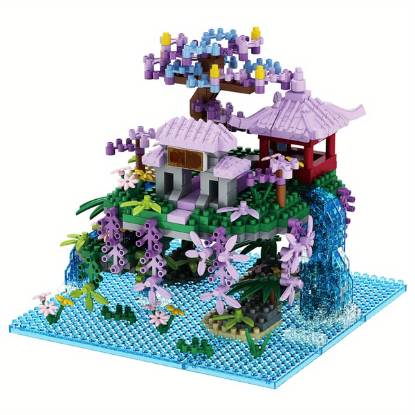 Vintage Loft Architecture Building blocks Set Display Model