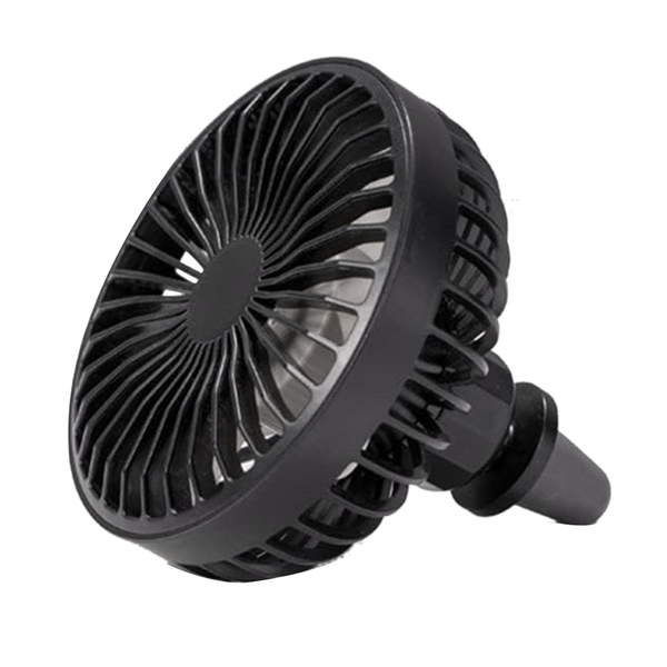 Car Fan with Light 12V-24V Usb 3 Wind Speed A/C Compatible with Universal