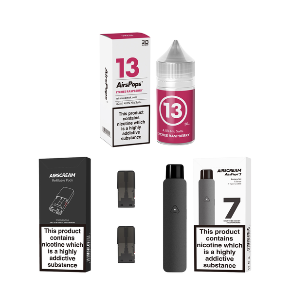 Airspops 7 Bundle - Lychee Raspberry