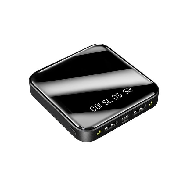 Rockitt 10000mah Powerbank With LCD Indicator- Black