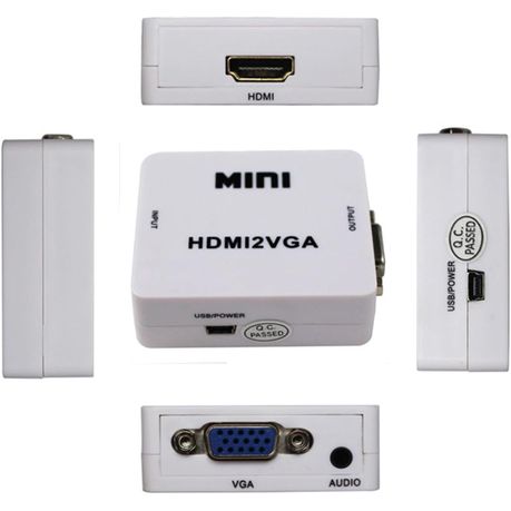 mini hd video convertisseur (vga vers hdmi) - Hanoutdz