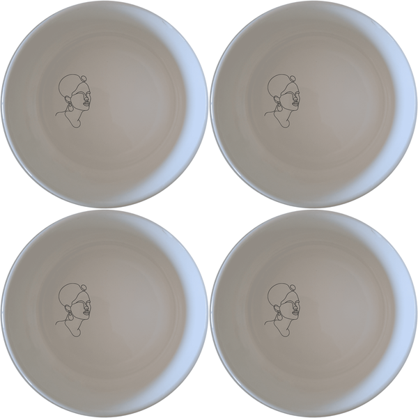 Face Of Maasi Young Woman Bowl Set of 4 - Range 2