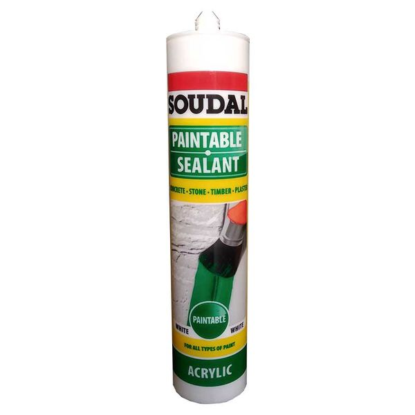 Soudal Paintable Sealant White 270 ML