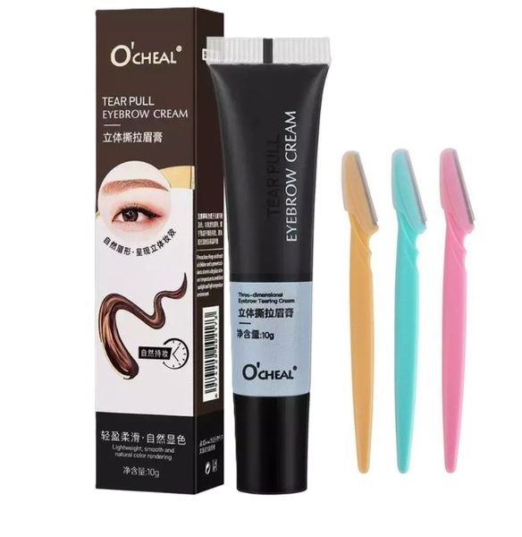 Eyebrow Styling Brow Razor and Pull Off Brow Tint