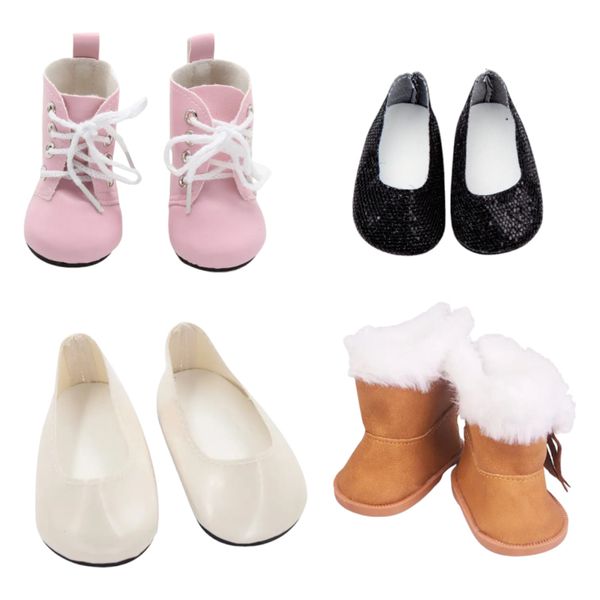 18'/46cm Soft Body Doll Shoe &amp; Boot - Pack #6
