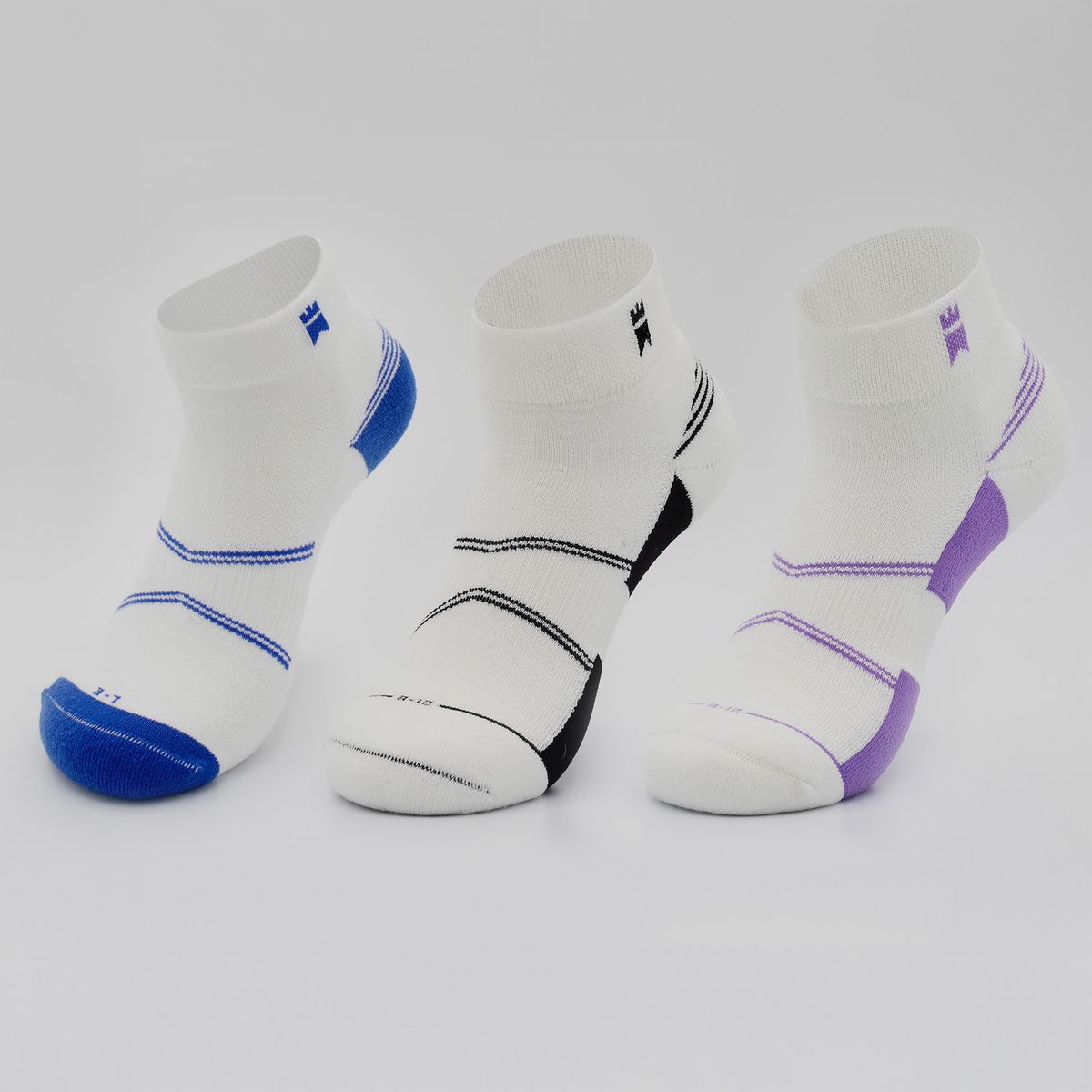 Gilnokie ActiveX Socks - White - 3 Pack