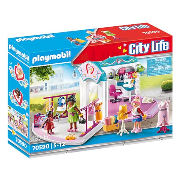 PLAYMOBIL City Life Fashion Design Studio Building Set 70590