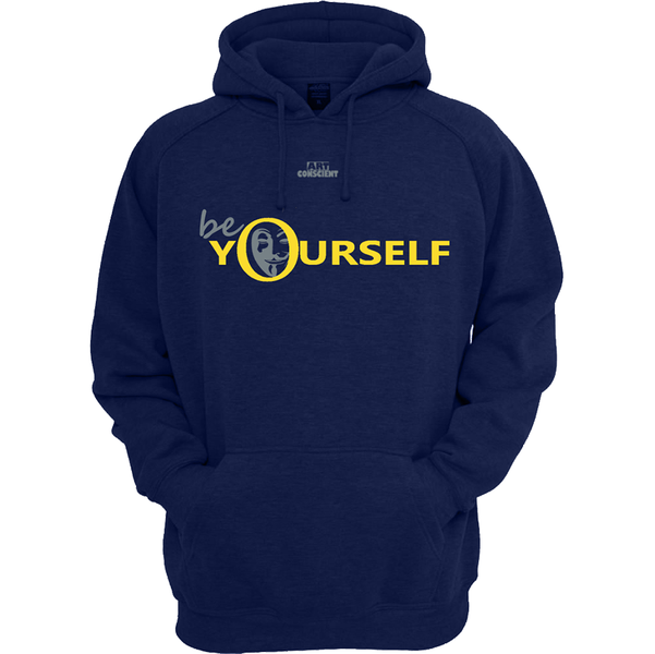 Be Yourself Hoodie, Navy blue