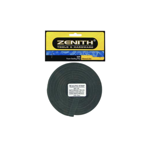 Zenith- Foam Sealing Strip Tape 2.5m - Pack Of 3