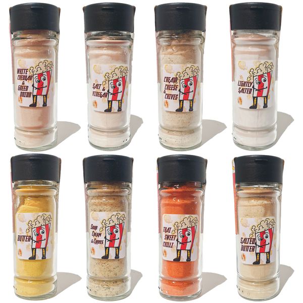 PopTastic Popcorn Spices - Bundle Pack of 8