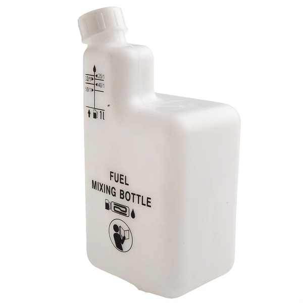 Fuel Oil Mixing Bottle for 2 Stroke Engines, 1L, 4 Ratios Reusable