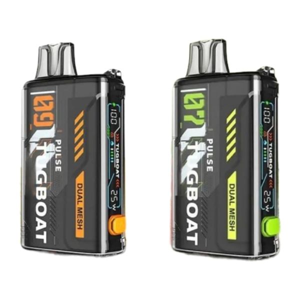 Tugboat Pulse 20000 Puffs Disposable Vapes - Energy Combo (Pack of 2)