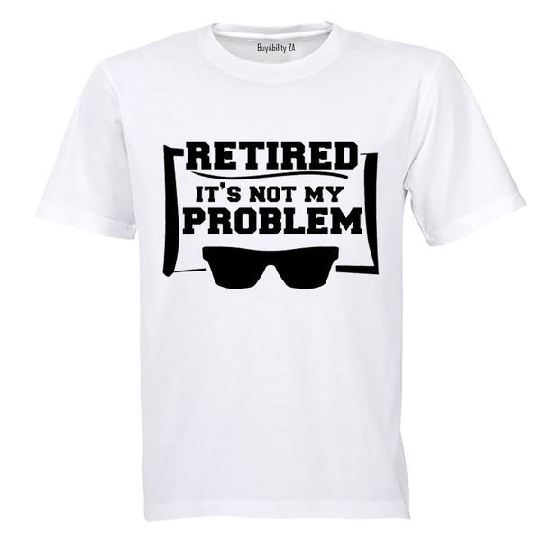 Not My Problem - Mens - T-Shirt - White image