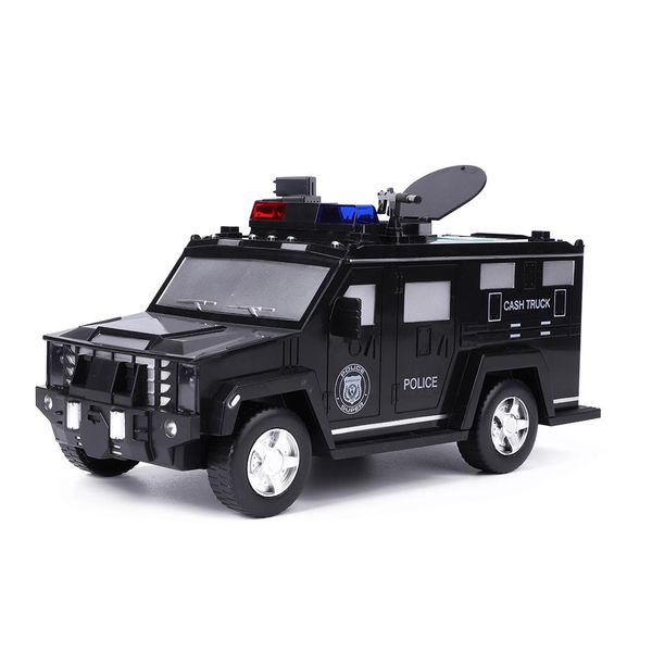 Cash Truck Money Box Fingerprint Password Electronic Automatic Coins Saving