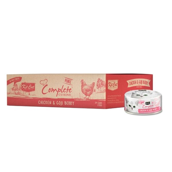 Kit Cat - Complete Cuisine Chicken &amp; Goji Berry (24 x 70g)