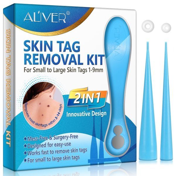 Aliver Spoon-Shaped 2-In-1 Wart Removal Tool Set