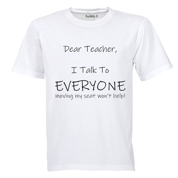 Dear Teacher - Kids T-Shirt - White