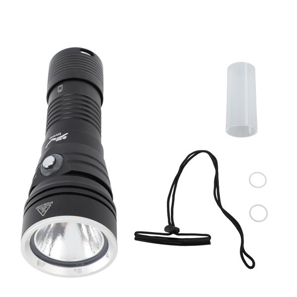 3000LM IPX8 Waterproof Scuba Diving Flashlight