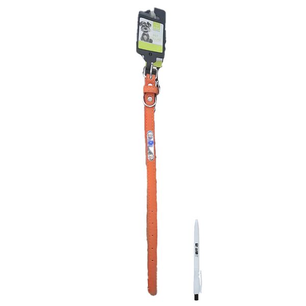 Assorted Colors Adjustable Quality Comfy Leather Pets Collar + ReVibe Pen