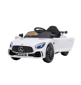 mercedes benz amg gtr 12v electric kids ride on car black