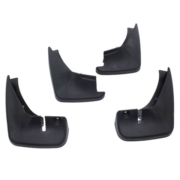 Universal Car Rubber Mudflaps - Black - Set of 4