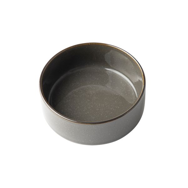 Omada Flat Stackable Grey Nibble Bowl image