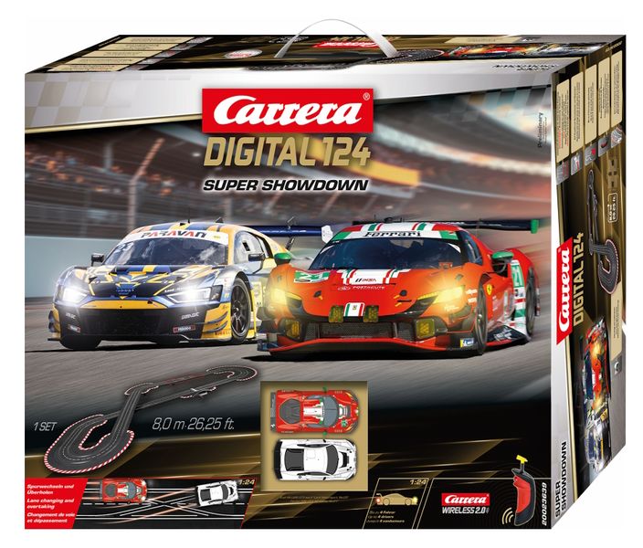 Carrera DIGITAL 1/24 Super Showdown 8m Slot Car Set