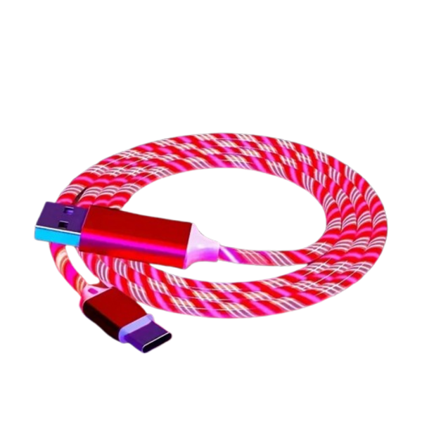 Luminous LED Charging Cable for Type-C Devices