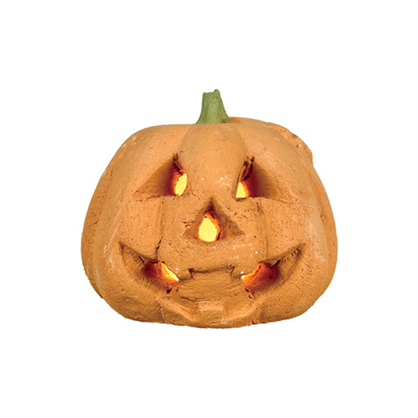 Fire Pits Carved Pumpkin for Fireplaces Faux Halloween Decor
