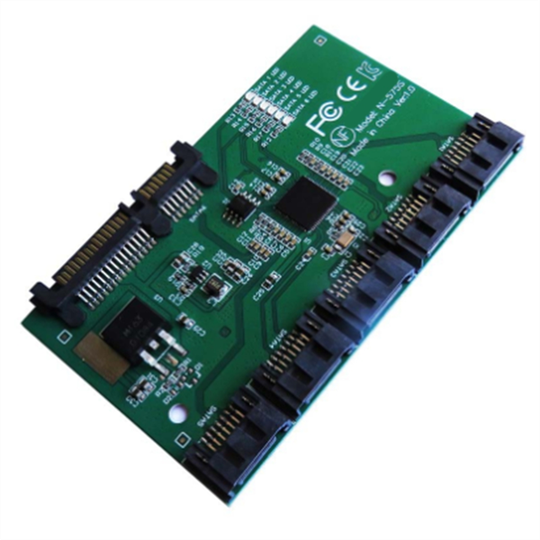 SATA Expansion Card 1 to 5 Port SATA3.0 Controller Card Motherboard