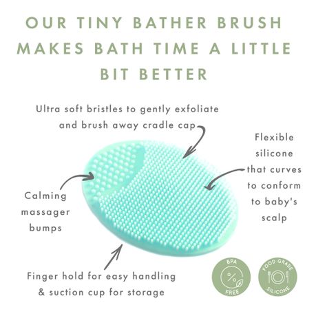 Little Weasel – Baby Bath and Cradle Cap Brush Set (2-Pack, Aqua / Clear) | Shop Today. Get it Tomorrow! | takealot.com