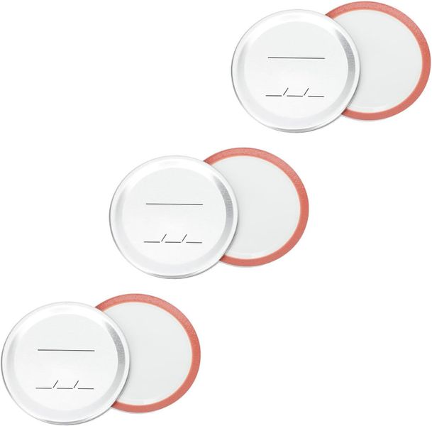 Tinplate Mason Jar Lids Leak-proof Wide Mouth Canning