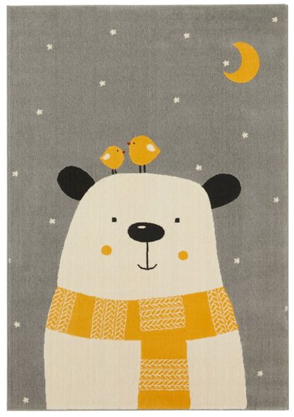 Kids Original Canvas Kids Mr Bear - Grey Background