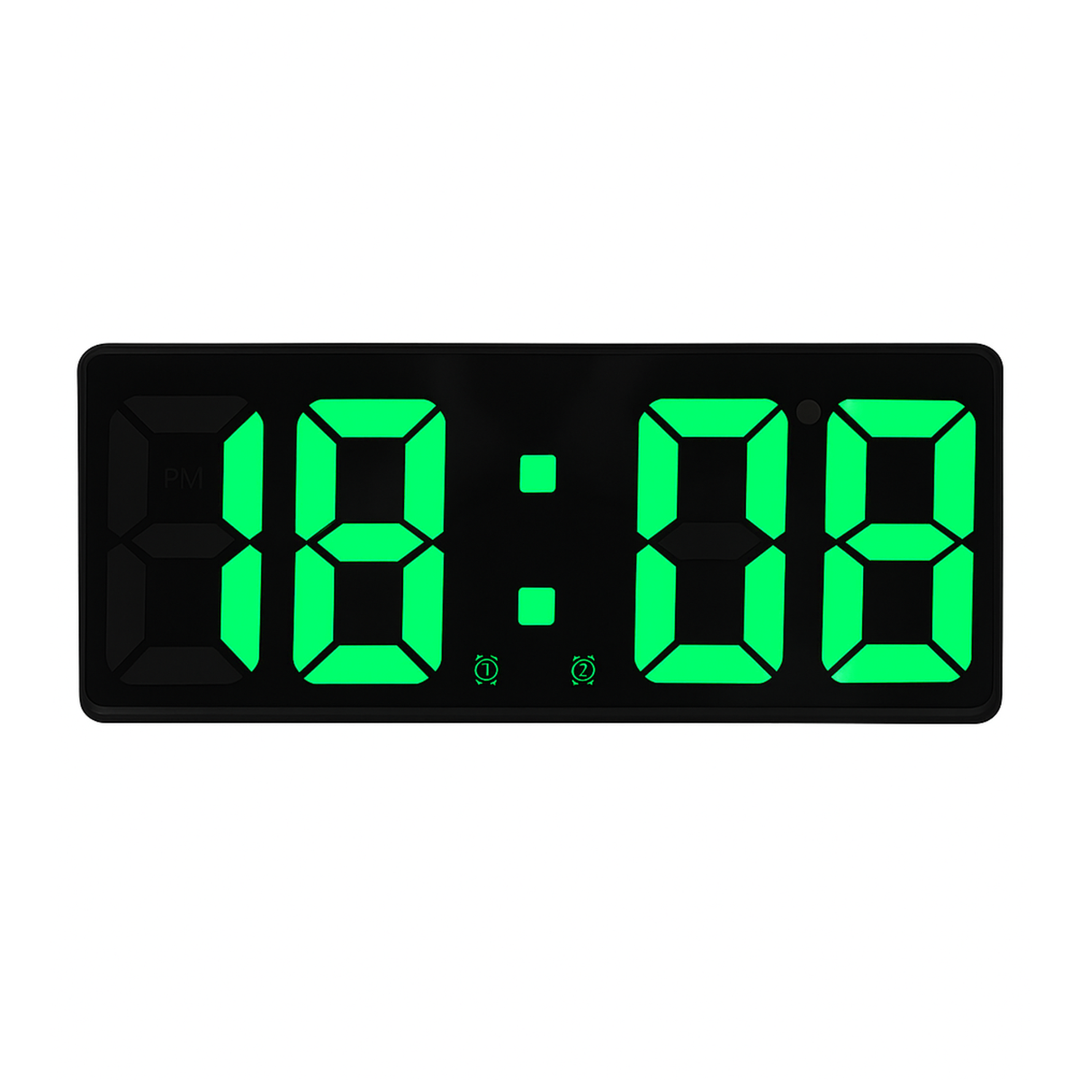 Multi-Function Digital LED Clock - Bright Display, Dual Alarms, Temperature