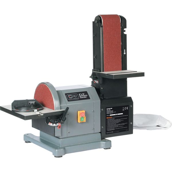 4 Inch x 8 Inch Combination Belt and Disc Sander 230V