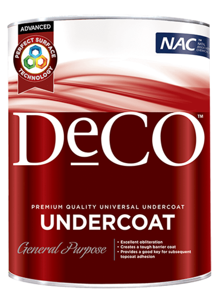 Deco Undercoat 5L- White - 5Litre
