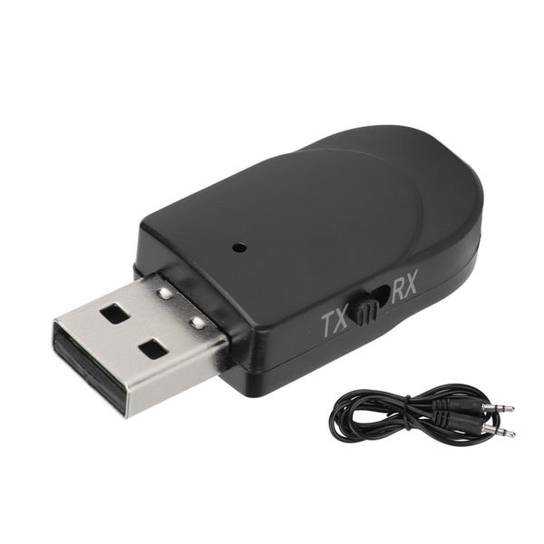 Wireless Bluetooth Transmitter Receiver 2 in 1 Hands Free Call AUX Adapter