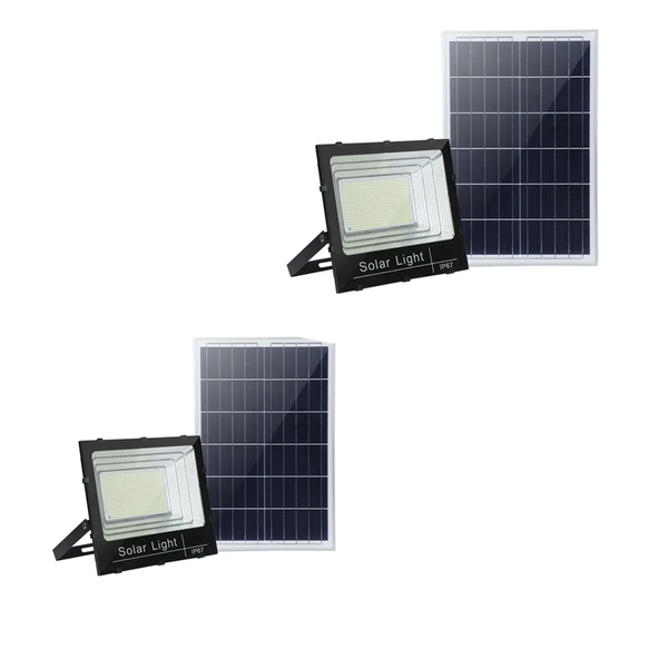 Set of 2 700 x 350 x 17mm 800W Weatherproof LED Solar Panel