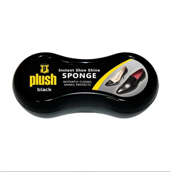 Plush Shoe Shine Sponge x 4