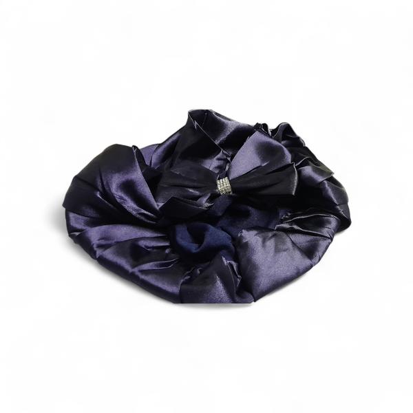 Luxury Satin Hair Bonnet with Elegant Bow